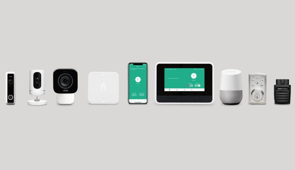Vivint home security product line in Boulder